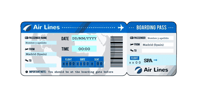 Viaje - Billete Vuelo